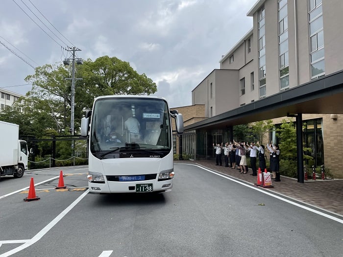 園出発♪