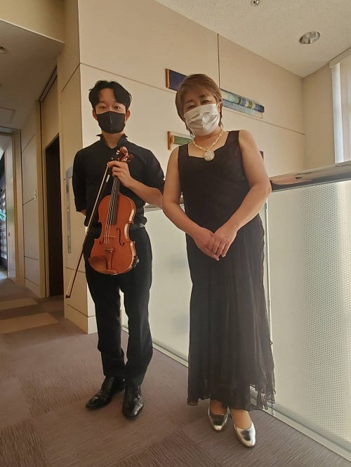 ◆渡邊達徳さん（ヴァイオリン）
◆増田美穂さん（ピアノ）