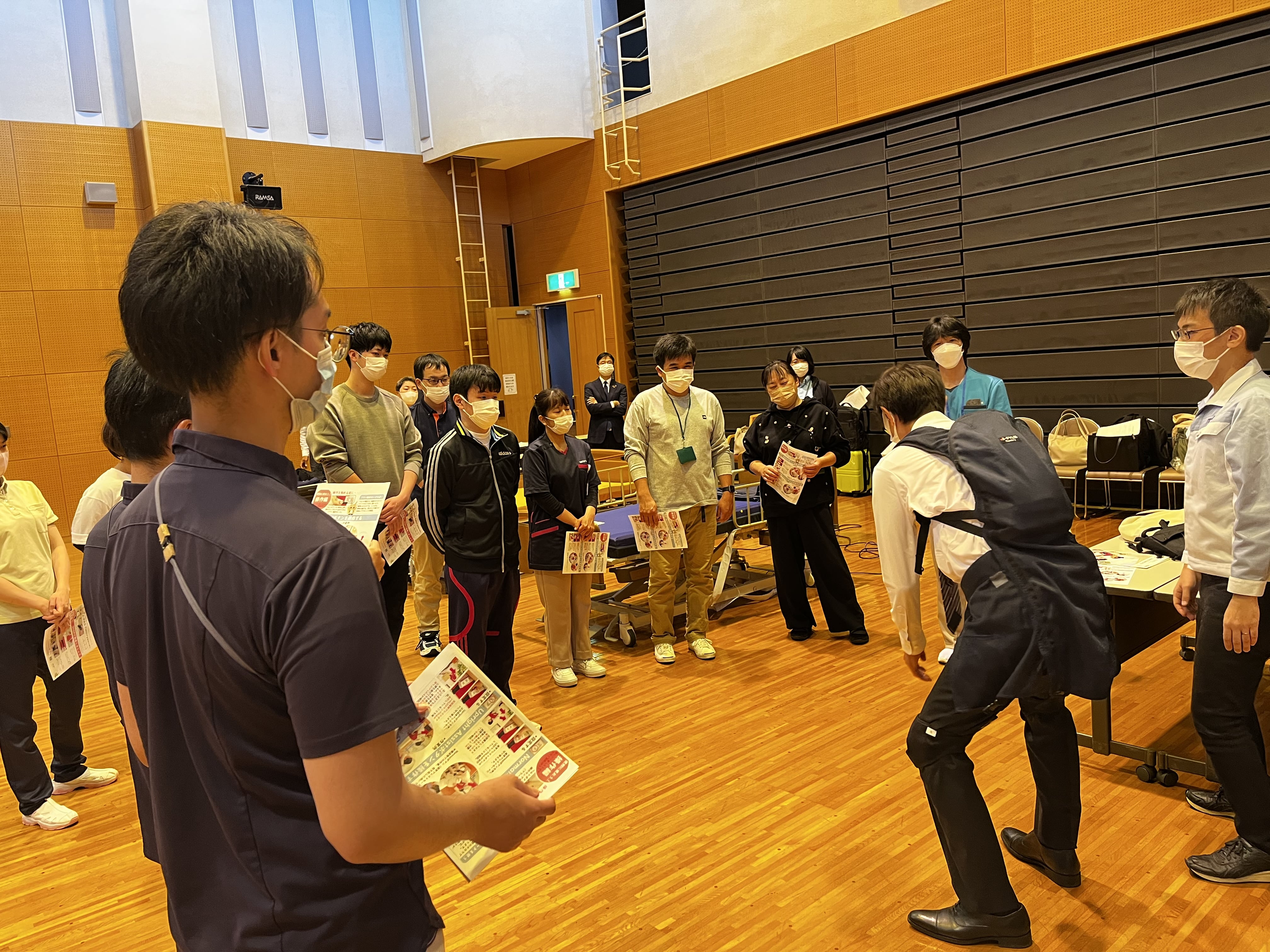 ノーリフト®研修に合わせ、福祉用具体験会も開催しました
