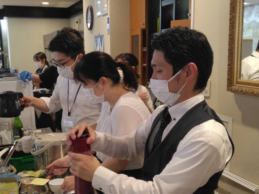 マスター調理の様子