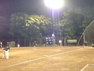 ソフトボールの練習を始めました！