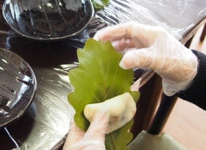 柏餅を作りました！