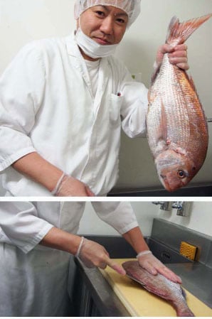 ４月のスペシャルメニュー　四季旬彩「京都産竹の子と桜鯛の会席風」