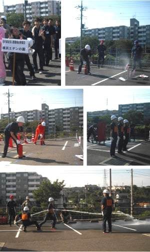 9月12日（木）保土ヶ谷区自衛消防隊消防技術訓練会に参加