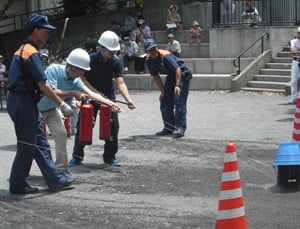 ６月９日（日）　連合町内会消火訓練に参加