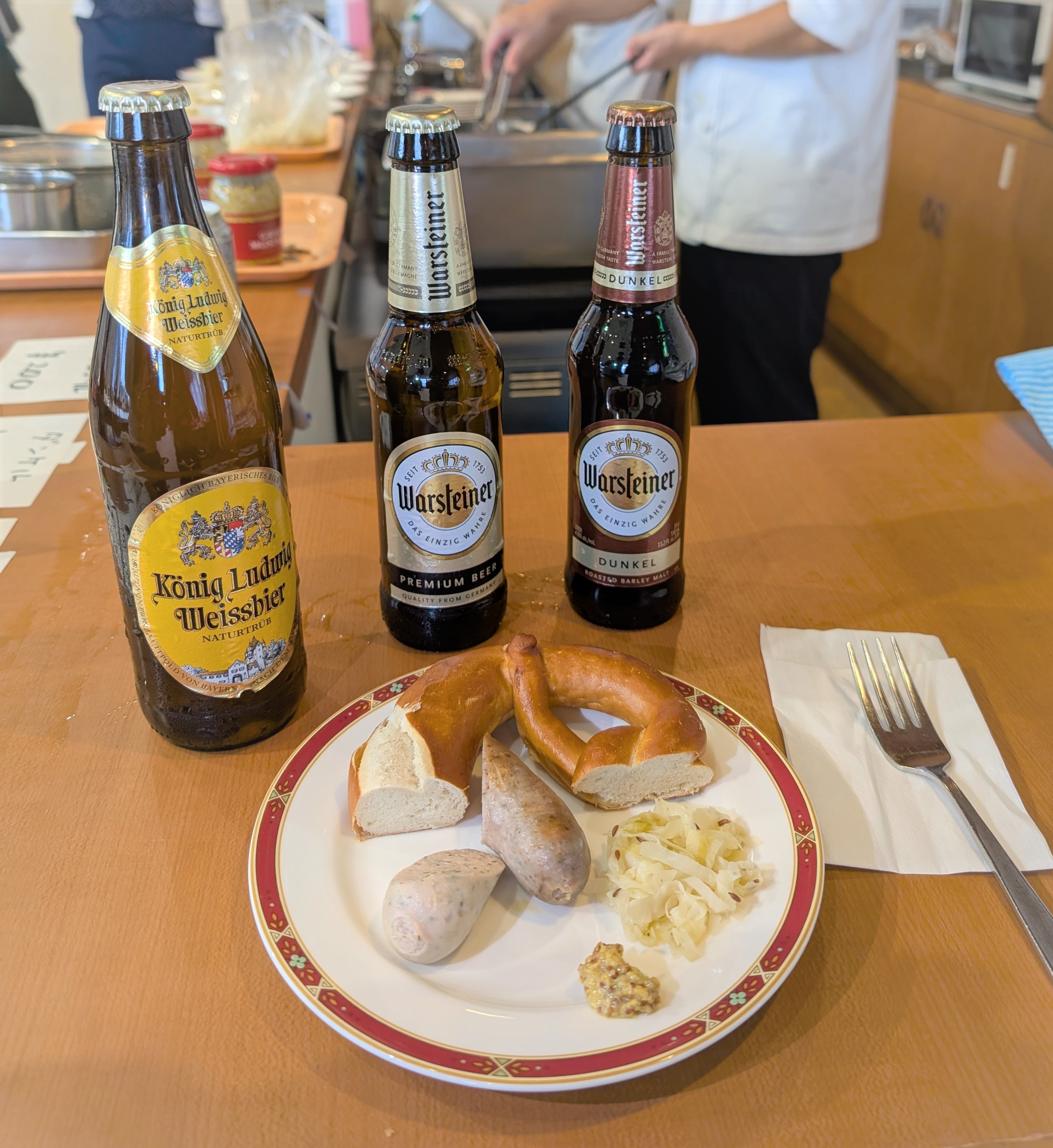 ビールと盛り合わせ