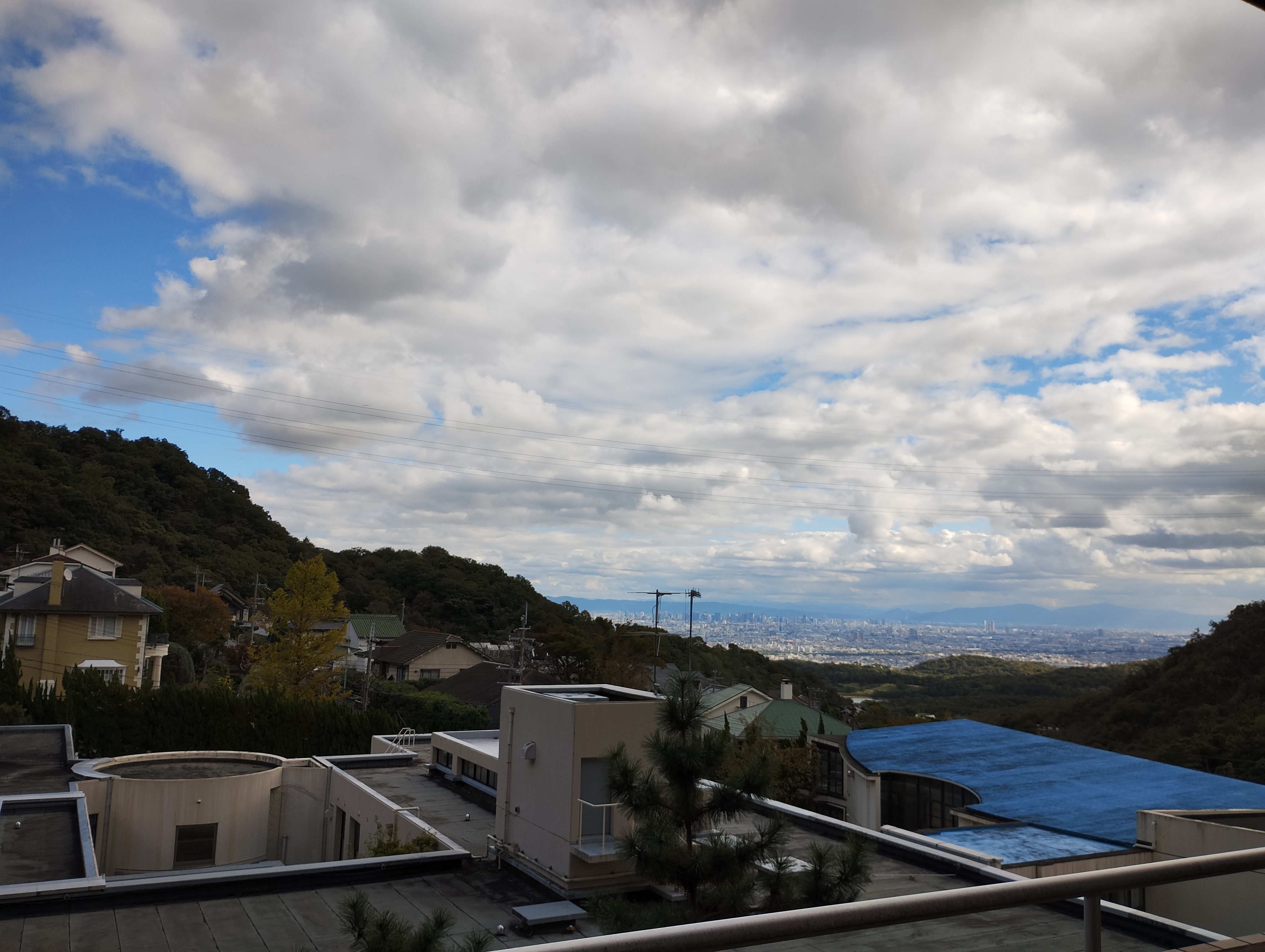 リハビリ室からの眺望