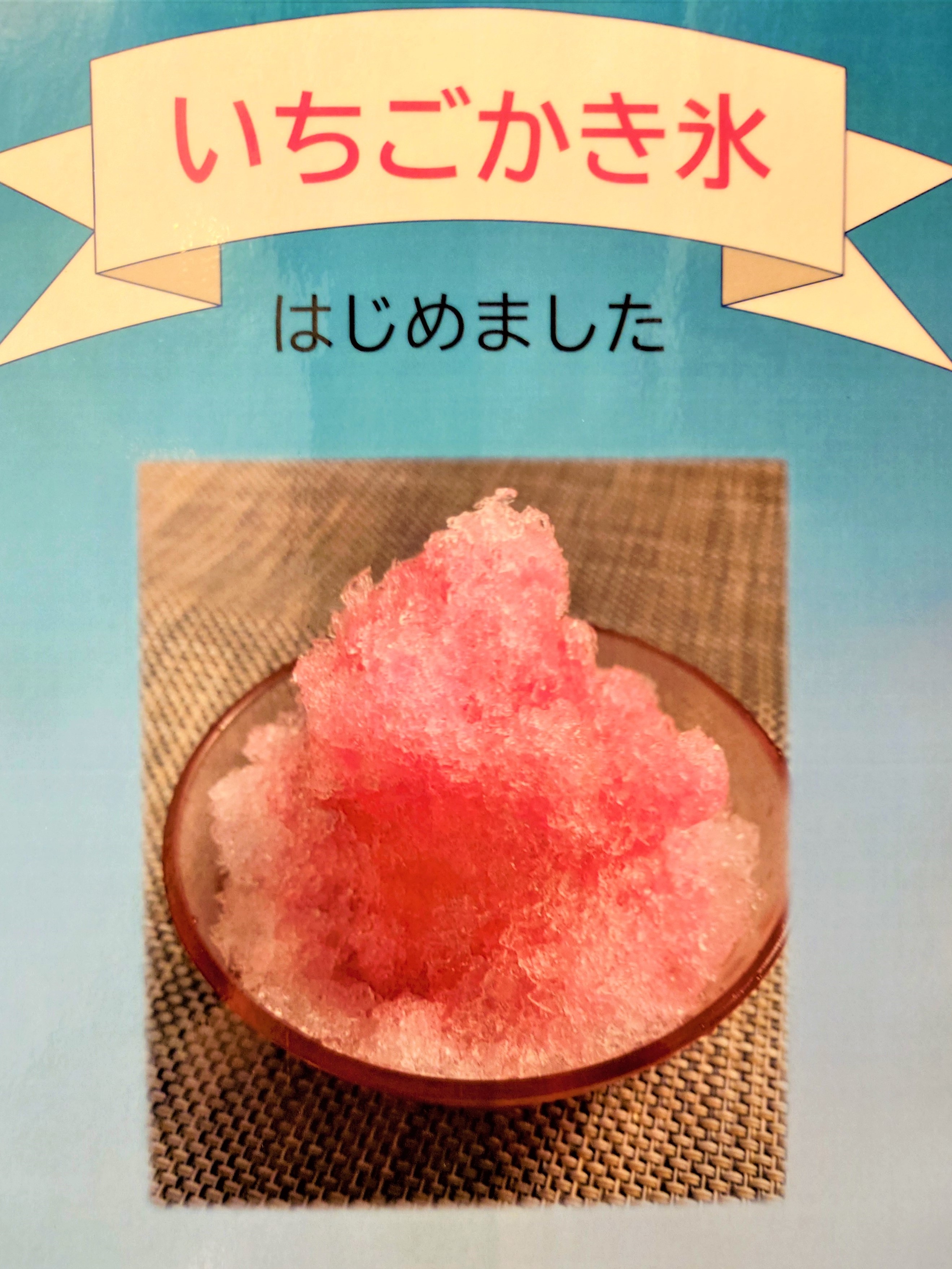 かき氷始めました