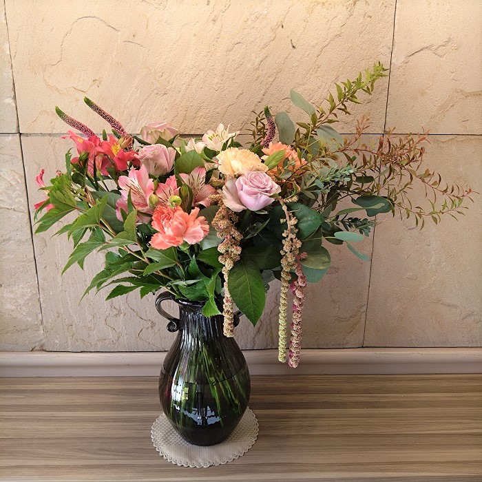 玄関のお花
