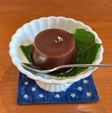 夏の喫茶メニュー
『水ようかん』