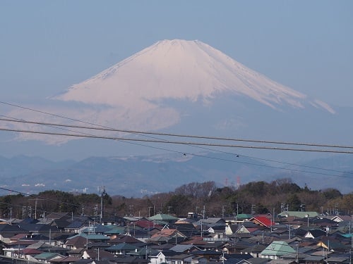 屋上から望む富士山②
