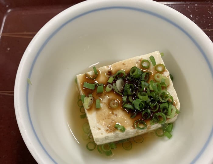 【朝食】湯豆腐