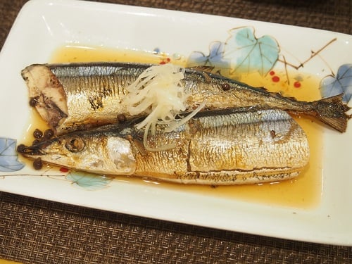 B食：さんま有馬煮