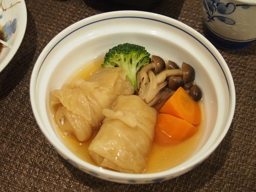 B食：和風ロールキャベツ
