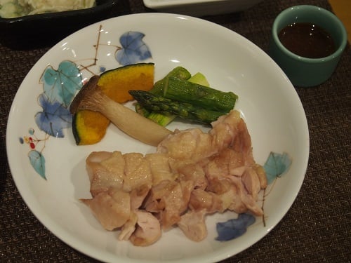 B食：健味鶏のソテーわさびソース