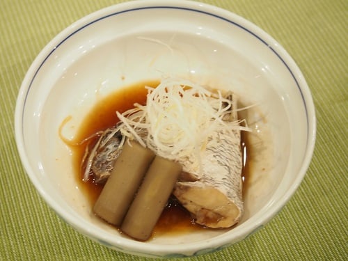 ■かまの煮付け