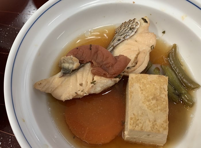 【昼食】タイの梅煮