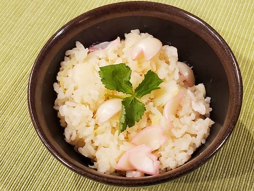◆生姜と百合根の炊き込みご飯