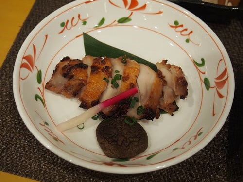 A食：鶏肉のもろ味噌焼き