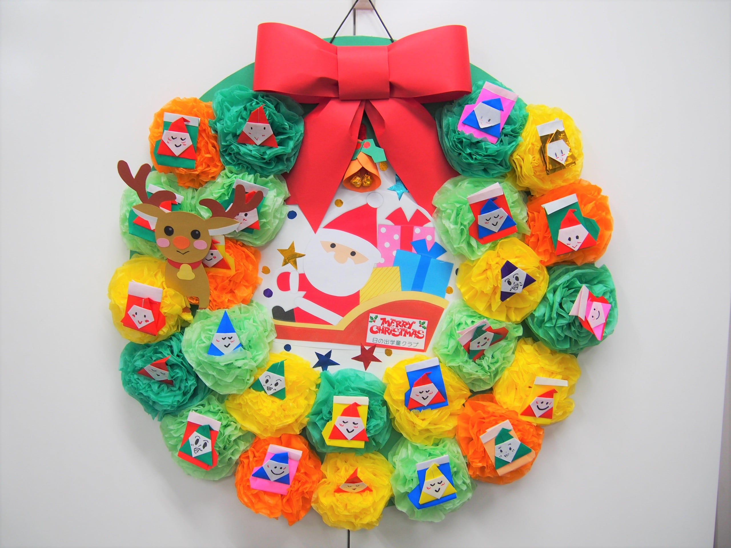 手作りのクリスマスリース
