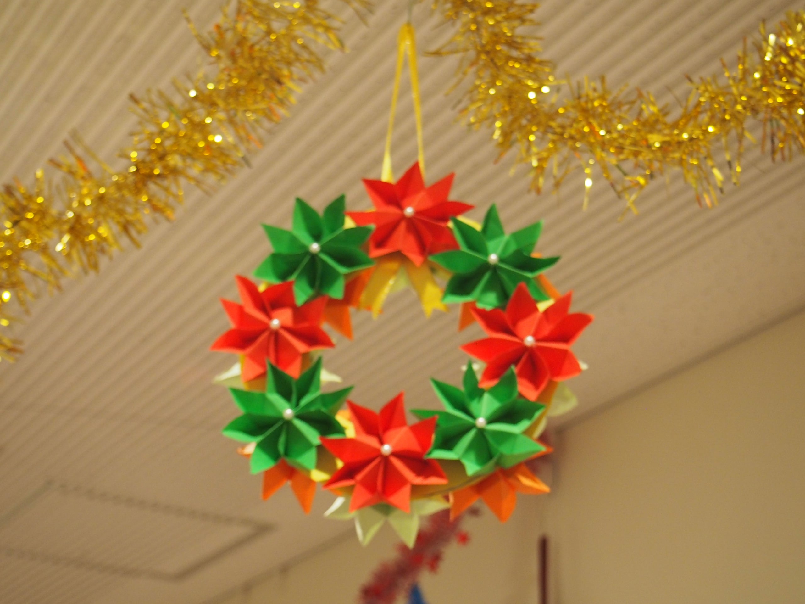 季節の飾り クリスマス飾り を制作 生活サービス 有料老人ホーム エデンの園 聖隷福祉事業団