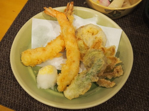 A食：季節の天ぷら盛り合わせ