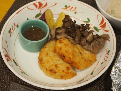 A食：豆腐ハンバーグ