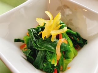 和え物も彩りがキレイ