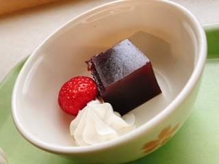 最後はデザートも楽しんで