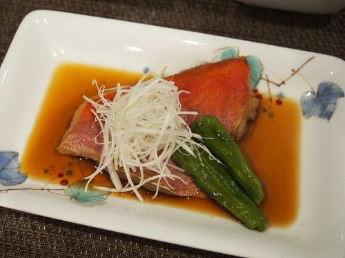 A食：金目鯛の煮付け