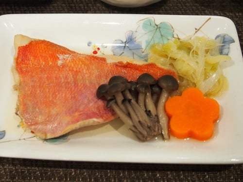 A食：金目鯛の潮煮

