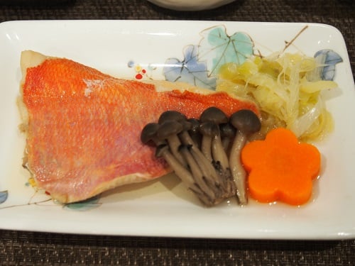 A食：金目鯛の潮煮
