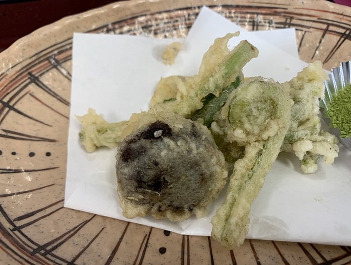 【昼食】野菜の天ぷら