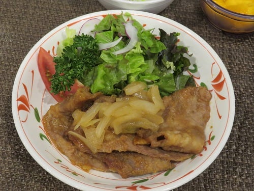 A食：豚肉生姜焼き