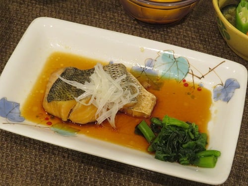 B食：すずきの煮付け