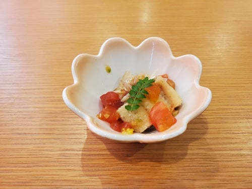 ■うなぎの白焼き（香味ソース）
