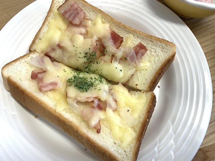 【昼食】チーズトースト