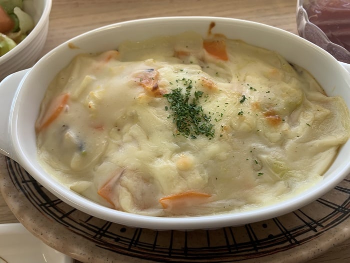 【昼食】豆腐グラタン