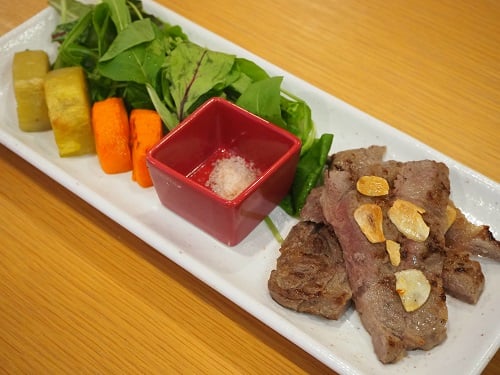◆牛リブロース岩塩焼き