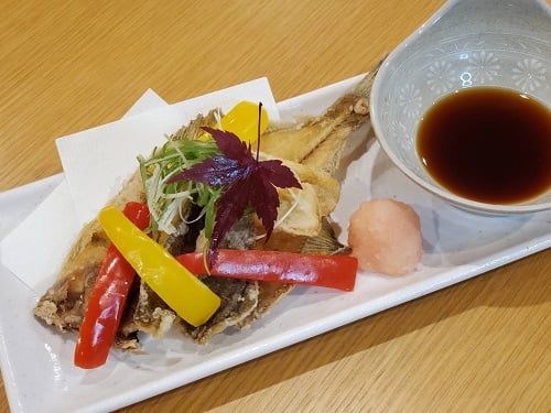 ◆姿カレイの唐揚げ