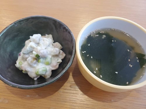 ◆豆のサラダ
◆わかめスープ