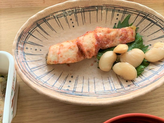【昼食】タイの梅肉焼き