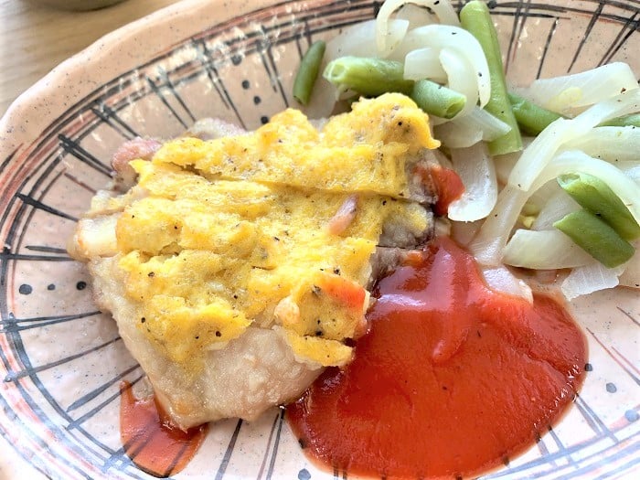 【昼食】鶏肉のピカタ