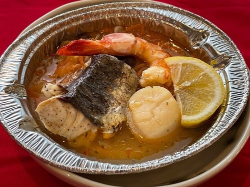 B食メイン魚介のホイル蒸し♪