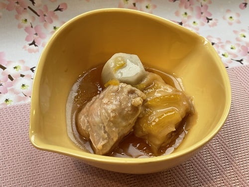 風味の良いゆずあんかけ♪