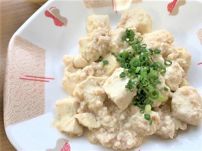 【昼食】白い麻婆豆腐