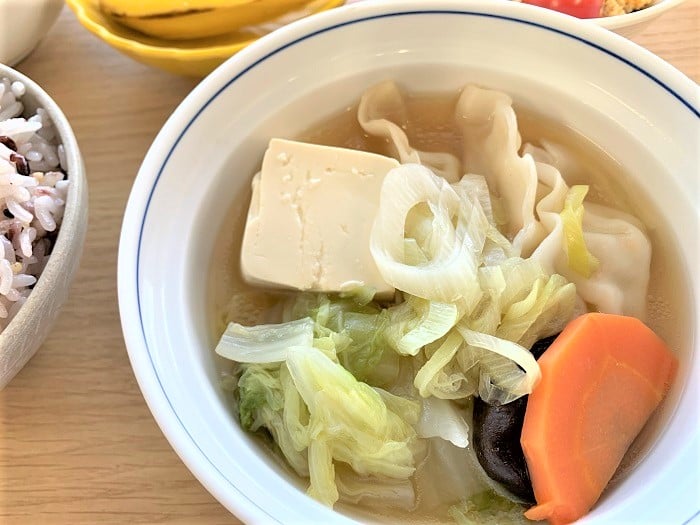 【昼食】餃子鍋
