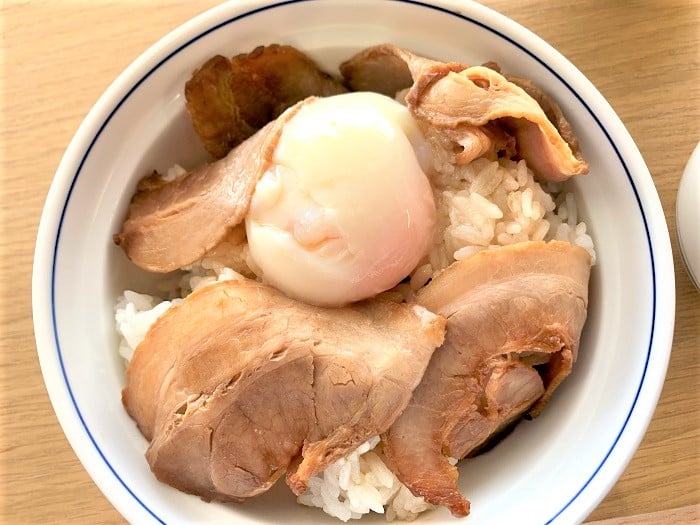 【昼食】焼き豚玉子飯
