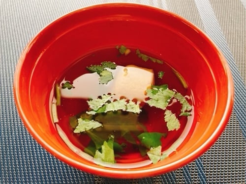 汁物：鯛つみれの吸い物