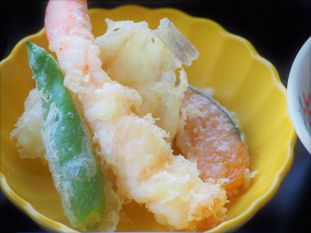 天ぷら盛り合わせ　（海老・鱚・南瓜・獅子唐）